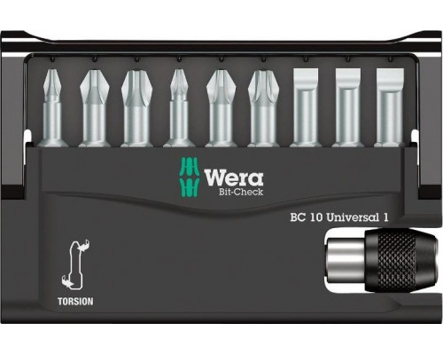 Набор насадок WERA Bit-Check 8100-9/TZ WE-056161 WE-056161