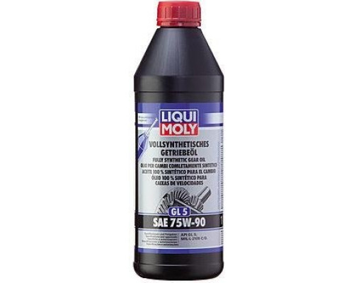 Масло трансмиссионное LIQUI MOLY 75W 90 Vollsynthetisches Getriebeol GL-5 1 л 1950/1414 1414/1950