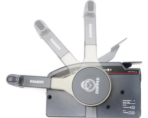Пульт ДУ SKIPPER для Yamaha 703 без проводки и трима, тянет газ SK703-48230-12-20