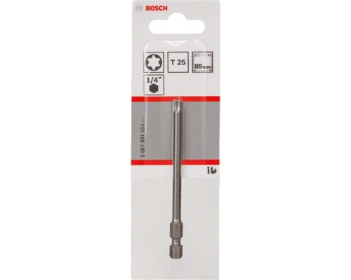 Бита для заворачивания BOSCH Extra Hard 89 мм T25 2607001654