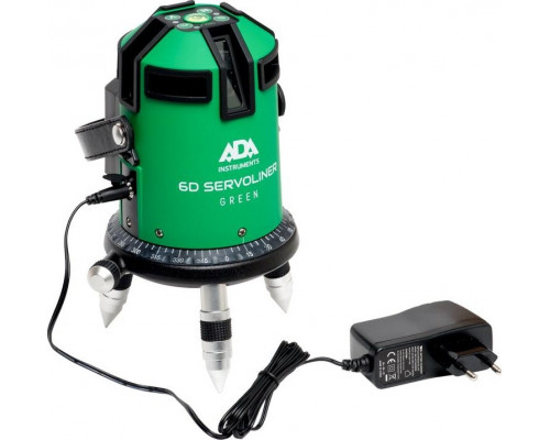 Лазерный уровень ADA 6D Servoliner Green А00622