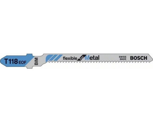 Пилки по металлу BOSCH Т118EOF (5шт.) 2608634237