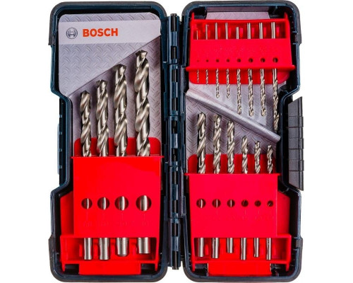 Набор сверл по металлу BOSCH HSS-G 18 шт ToughBox D1-10 2607019578