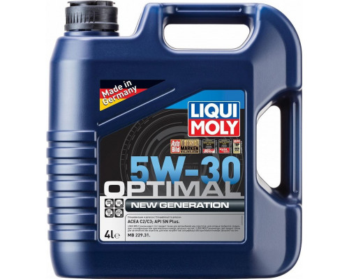 Масло моторное LIQUI MOLY SAE 5W30 Optimal New Generation 4 л 39031 39031