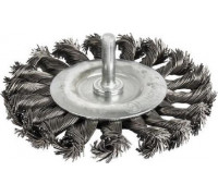 Щетка обдирочная для дрели ПРАКТИКА радиальная витая D-75 мм , хвост 6 мм 242-694 242-694