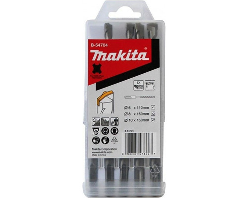 Наборы буров SDS-plus MAKITA Centering Tip, 5 предметов B-54704 B-54704