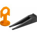 Система выравнивания плитки ЗУБР СВП комплект 50+50 шт. (1,7 мм зажим + клин) 3384-H50