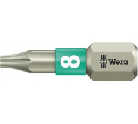 Бита для заворачивания, нержавеющая сталь WERA 3867/1 TS TX8, 25 мм WE-071030 WE-071030