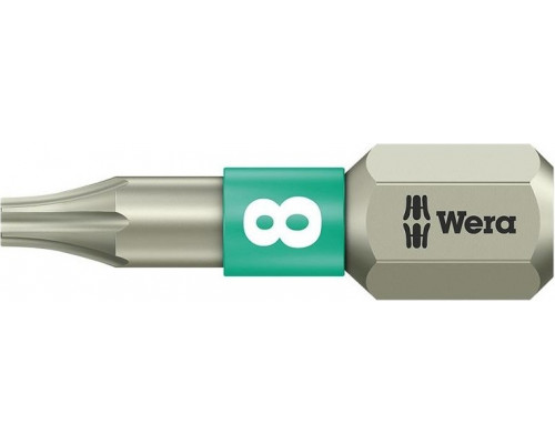 Бита для заворачивания, нержавеющая сталь WERA 3867/1 TS TX8, 25 мм WE-071030 WE-071030