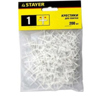 Крестики для плитки STAYER MASTER 1мм 200шт 3380-1