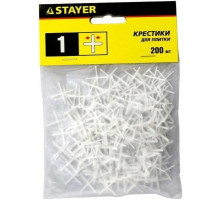 Крестики для плитки STAYER MASTER 1мм 200шт 3380-1
