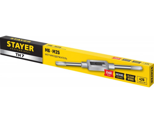Метчикодержатель STAYER TH7 М6 l=415 мм 28035-7_z01