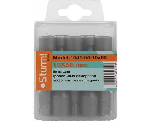 Магнитная насадка Sturm 1041-05-10x65 кровельная 10х65мм, 10шт.