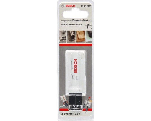 Коронка биметаллическая BOSCH PROGRESSOR 14 мм bim mm new 2608594195