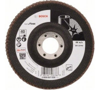 Круг лепестковый торцевой BOSCH 125 мм Р40 Best for Inox 2608607638