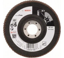 Круг лепестковый торцевой BOSCH 125 мм Р40 Best for Inox 2608607638