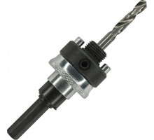 Адаптер для биметаллической коронки D.BOR Quick Lock HEX 9 мм (для коронок 32-210 мм) D-AQLH-1-32-210
