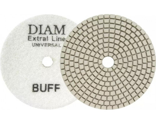 Алмазная тарелка на липучке DIAM АГШК 100*2,5 BUFF Extra Line Universal (сухая/мокрая) 000670