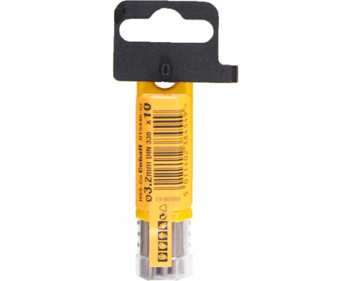 Сверло по металлу DeWALT 3.2 x 36 / 65 мм HSS-CO Extreme кобальтовое DT4921-QZ DT4921-QZ