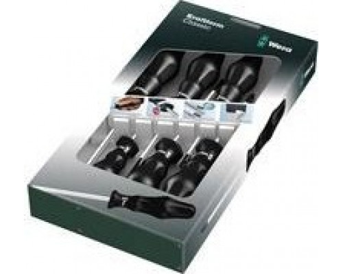 Набор отверток WERA Kraftform Classic 1734/6 SATZ 6TLG / 6 PCS WE-031280 WE-031280