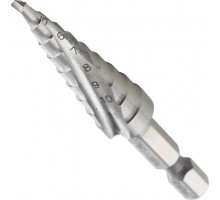 Сверло ступенчатое по металлу MAKITA 4-12 мм HSS D-40141 D-40141