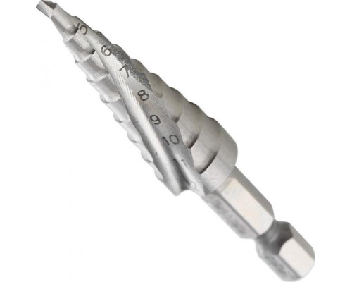 Сверло ступенчатое по металлу MAKITA 4-12 мм HSS D-40141 D-40141