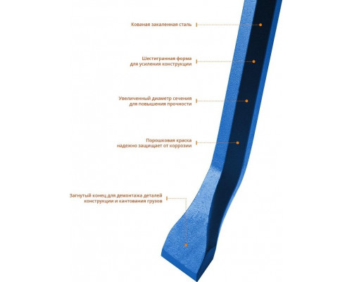 Лом монтажный ЗУБР 1500 мм 21805-150 21805-150_z01