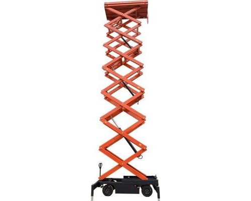 Самоходный ножничный подъемник GROST Tower Drive 500-11 с выдвижной платформой 212426