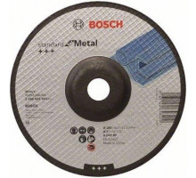 Шлифовальный круг по металлу BOSCH 180х6х22.2 мм A24P-BF Standard for Metal 2608603183