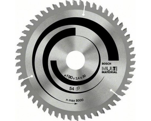 Пильный диск универсальный BOSCH 190х54х30 MULTI MATERIAL 2608640509