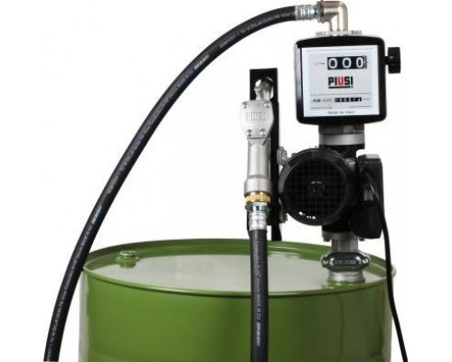 Бочковой комплект для дизельного топлива PIUSI DRUM Panther 56 K33 220V, 56 л/мин, с механическим счетчиком и пистолетом