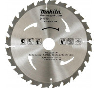 Пильный диск по дереву MAKITA 210x30x2x24T D-45939