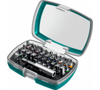 Набор бит KRAFTOOL C-Drive 32 многофун., адаптеры, цветная маркир. 32 пред. 26067-H32
