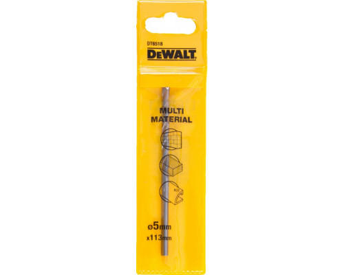 Сверло универсальное DeWALT 5 x 83/113 мм Multimaterial DT6518-QZ DT6518-QZ