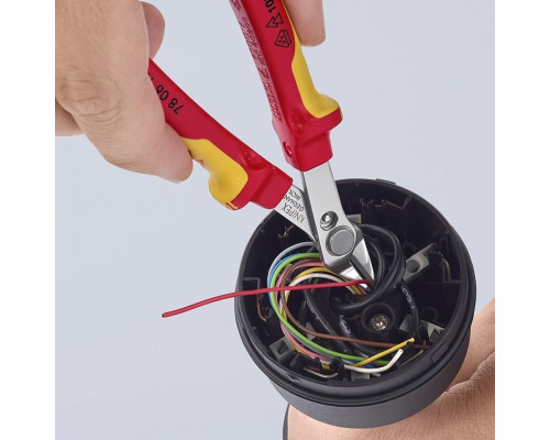 Бокорезы диэлектрические для электроники KNIPEX 7806125 125 мм KN-7806125