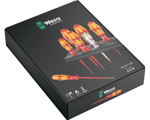 Набор отверток диэлектрических WERA Kraftform Plus 100 160 iS/7 WE-006480 WE-006480
