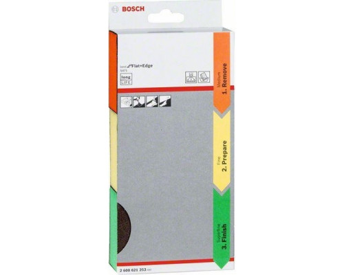 Набор шлифовальных губок (3шт.) BOSCH 69х97х26 мм S470 FINE 2608621253