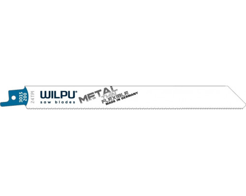 Полотна для сабельных пил WILPU 3015/200 bi-metall жести, стали толще, чем 1,2мм мелкозубно 1422000005