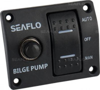 Панель бортового питания SEAFLO SFSP-02 с двухпозиционным переключателем, 12V/24V SFSP-02
