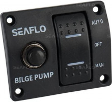 Панель бортового питания SEAFLO SFSP-02 с двухпозиционным переключателем, 12V/24V SFSP-02