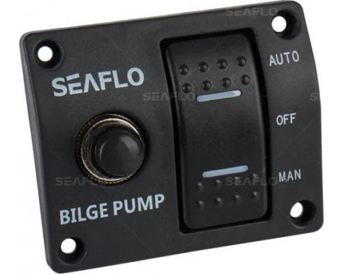 Панель бортового питания SEAFLO SFSP-02 с двухпозиционным переключателем, 12V/24V