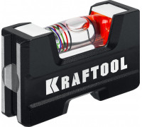 Уровень магнитный KRAFTOOL 34787 компактный литой 76 мм 5-в-1