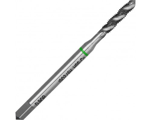 Метчик D.BOR DIN 371 Form-C HSS-Co, M4x0,70 машинный SPIRAL D-TCT-422-040-070