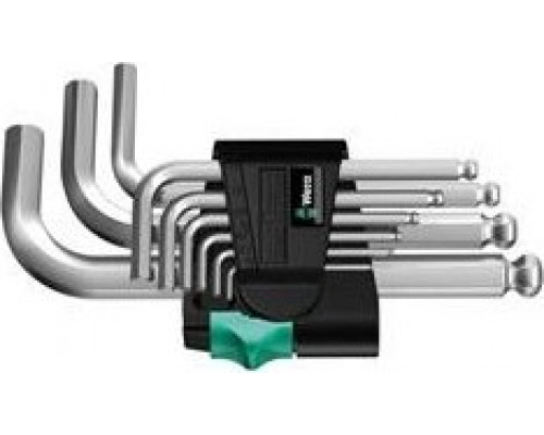 Набор шестигранников WERA 950 PKS/9 SM N CLIP, 9 предметов