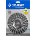 Щетка обдирочная для УШМ круглая ЗУБР D-150 М14 35190-150 35190-150_z02