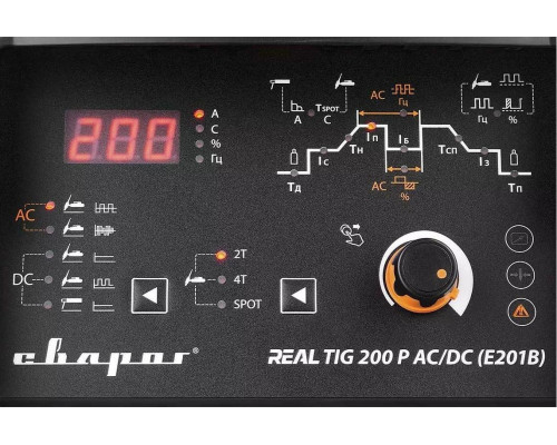 Аппарат аргонно-дуговой сварки Сварог REAL TIG 200 P AC/DC