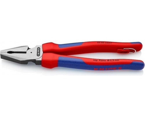Плоскогубцы со страховочным креплением KNIPEX 0202225T 225 мм KN-0202225T