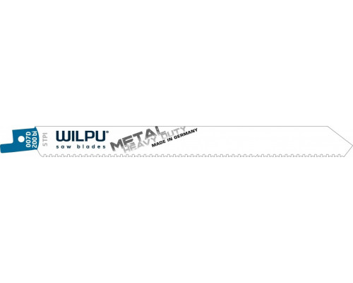Полотна для сабельных пил WILPU 007 D/200 bi цвет.металлов (параллельный распил) 5 шт/уп 1872000005