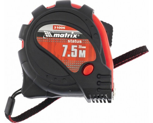 Рулетка MATRIX Status Magnet 3 fixations 7.5 м 31006