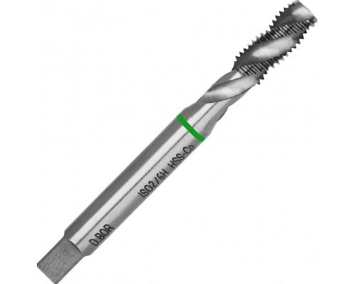 Метчик D.BOR DIN 371 Form-C HSS-Co, M8x1,25 машинный SPIRAL D-TCT-422-080-125